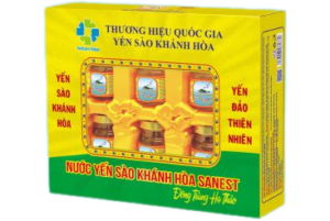 Nước yến sào khánh hòa sanest đông trùng hạ thảo 70ml hộp 6 lọ 005h6 - vuasamyen